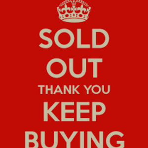 SOLD OUT!!!